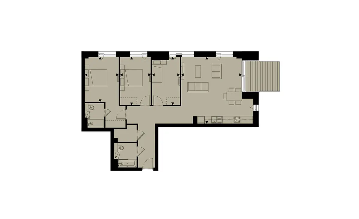 Stone Studios-Flat Plans Image#abbb2