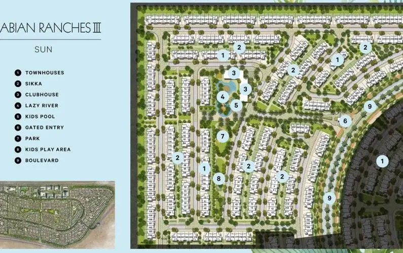 Sun at Arabian Ranches 3-Site Plans Image#35a82