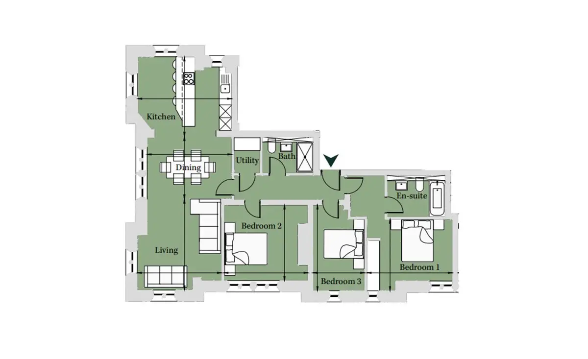 The 1840 St George's Gardens-Flat Plans Image#01d7b