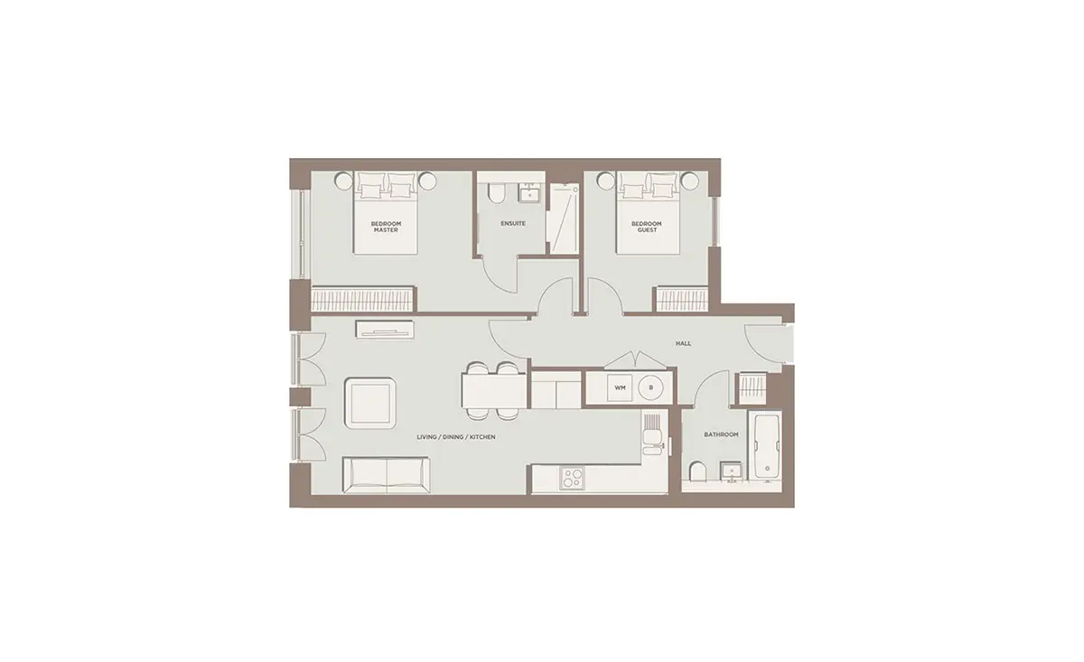 The Beckett-Flat Plans Image#5fa9f