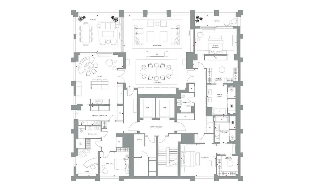 The Belvedere-Flat Plans Image#2f7ac