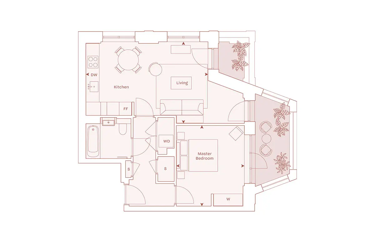 The Clay Yard-Flat Plans Image#05b02