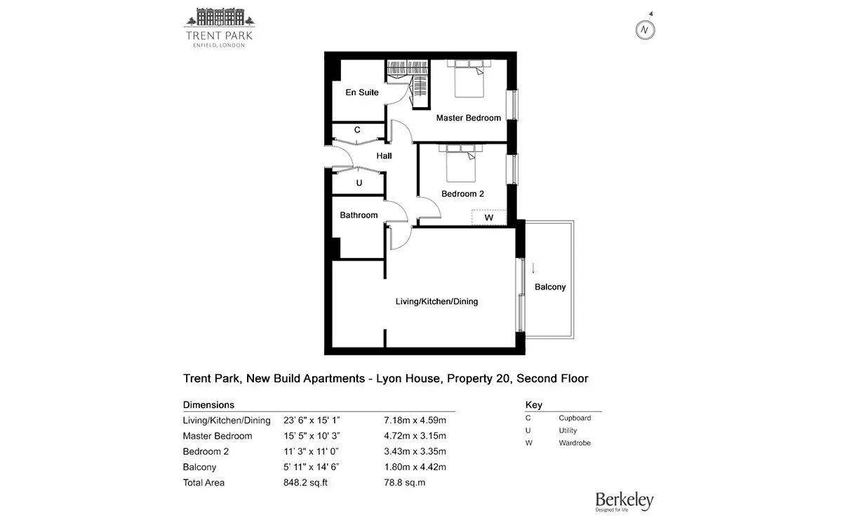 Trent Park-Flat Plans Image#a1516