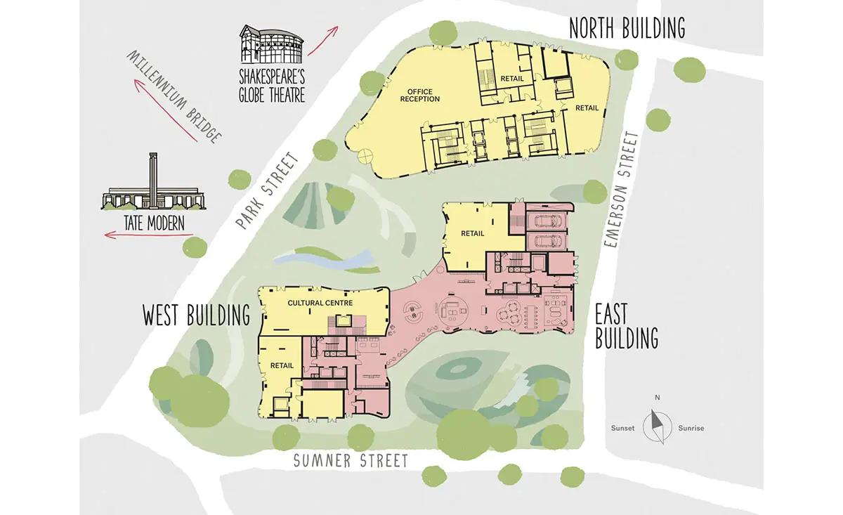 Triptych (Triptych Bankside)-Site Plans Image#8c9bf